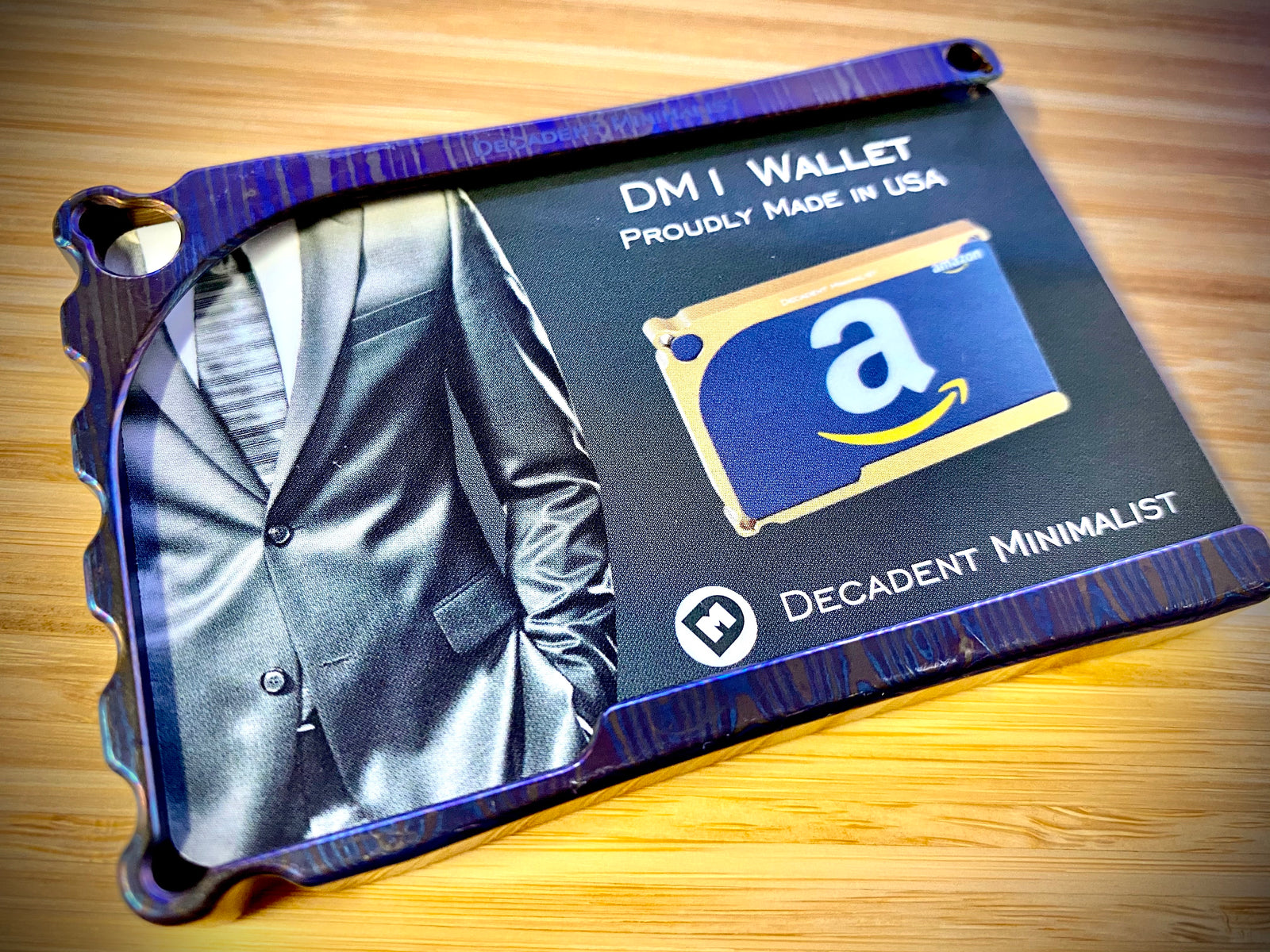 Just added MokuTi Damascus Titanium DM1 Wallet!